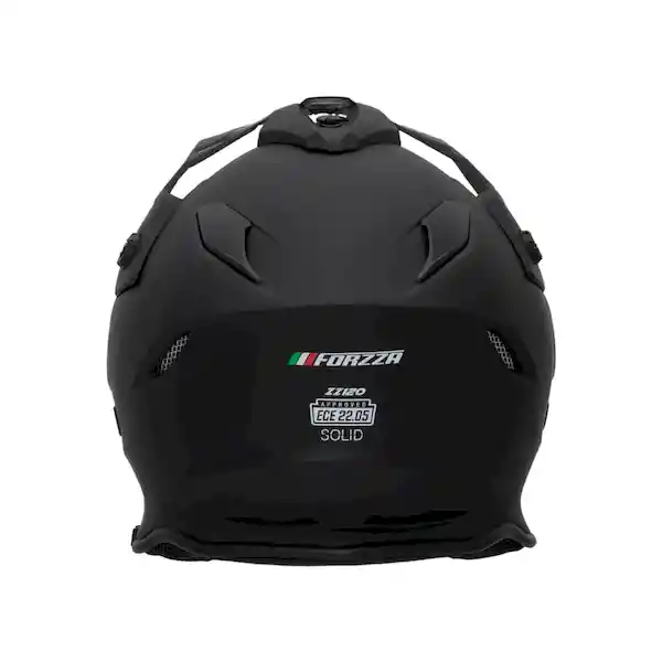 Forzza Casco Doble Propósito Solid Negro Mate ZZ120 Talla XL