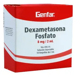 Genfar Dexametasona Ampolla de Solución Inyectable (2 ml)