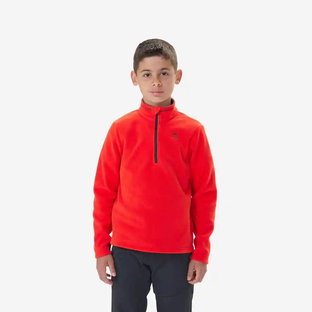 Chaqueta Polar De Senderismo Niños 12-13 Años - Rojo