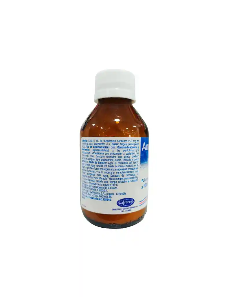 American Generics Amoxicilina Polvo (250 mg)