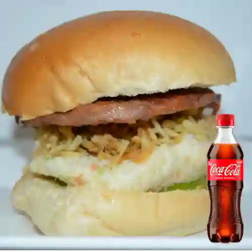 Combo Hamburguesa Sencilla + Coca Cola Original 400 ml