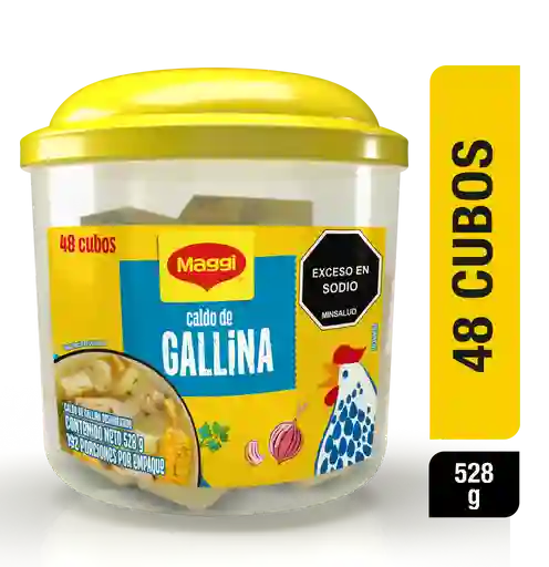 Maggi Caldo de Gallina x 12 cubos x 132g caja