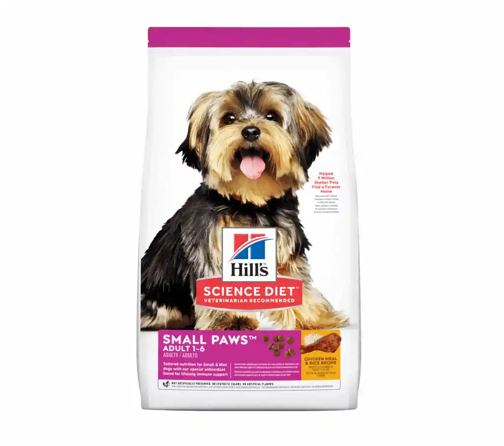 Hills Adult Small Paws Chicken Meal And Rice Recipe 1-6