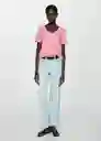 Camiseta Chalapi Rosa Talla M Mujer Mango