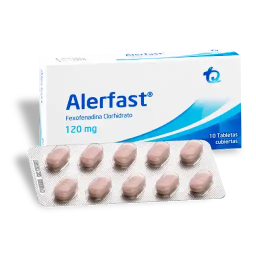 Alerfast (120 mg) 10 Tabletas