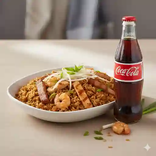 Arroz personal +cocacola 400ml