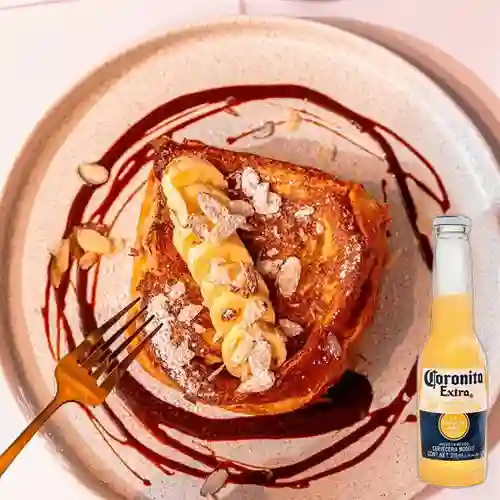 Combo Tostada Chocolate + Corona 210 ml