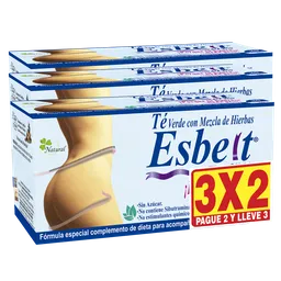 Esbelt té Verde Con Mezcla de Hierbas Eres