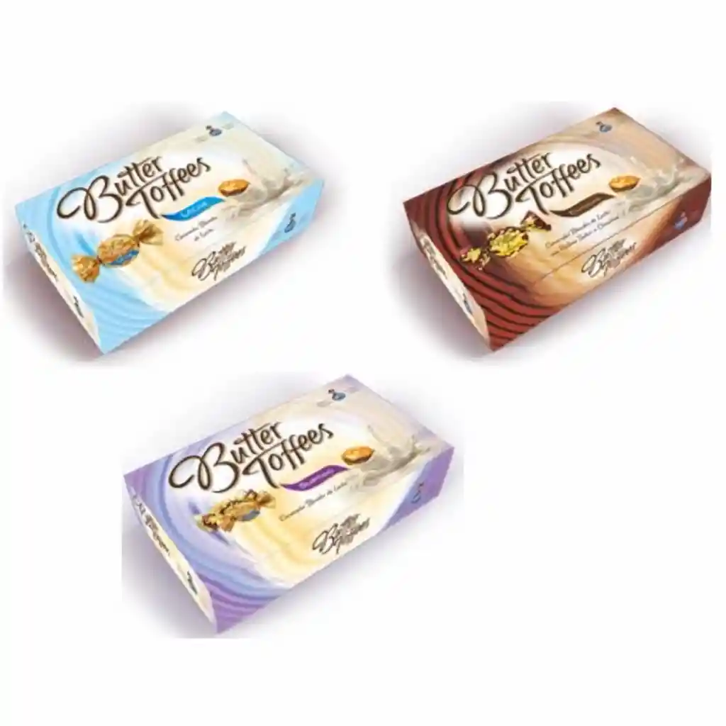 Arcor Caramelo Blando de Leche Relleno de Sabores Butter Toffe