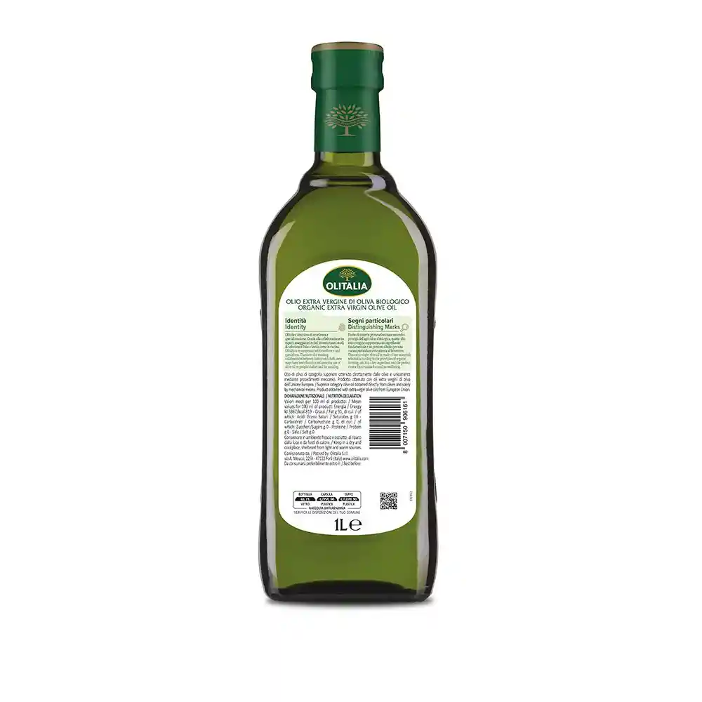 Aceite Oliva Orgánico Olitalia (1000 Ml)