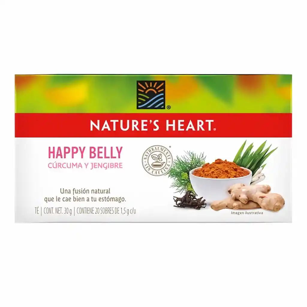 Natures Heart té Cúrcuma Jengibre Terrafertil