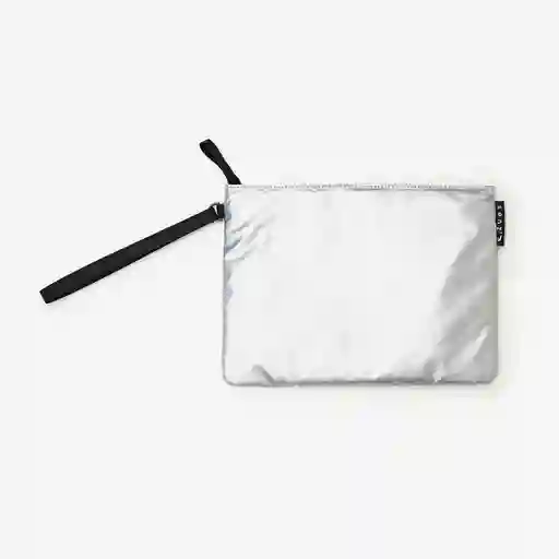 Senz Cartuchera Pouch Reflection Plata