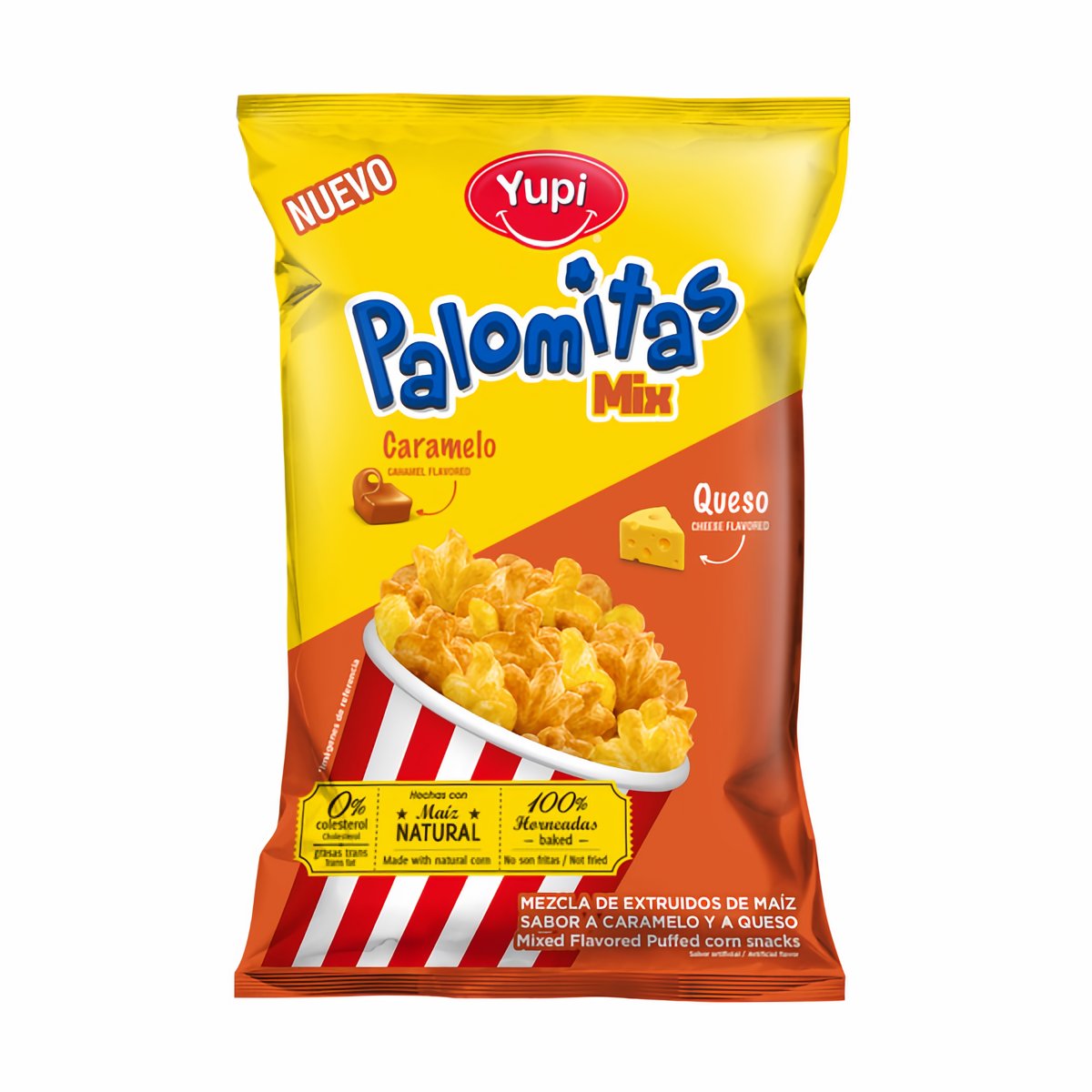 Yupi Palomitas Sabor Caramelo y Queso 150 g