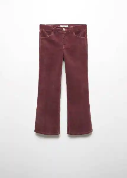 Pantalón Velve Granate Talla 11 Niña Mango