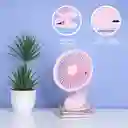 Ventilador de Escritorio Mini Con Clip Rosa Miniso