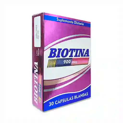 BIOTINA 900MCG 30 CAP BLAN