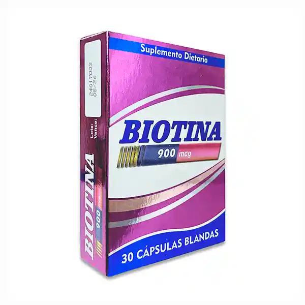 BIOTINA 900MCG 30 CAP BLAN