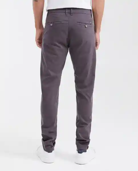 Pantalón Colors Masculino Gris Asfalto Oscuro Talla 34 Chevignon