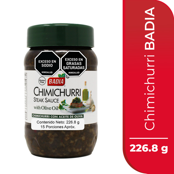 Badia Salsa Chimichurri con Aceite de Oliva 227 g