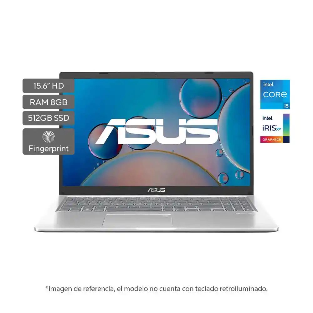 Portátil Asus 15.6 Pulgadas Intel Core I5 512 Gb Ssd 8 Gb Ram X515ea-br1481w