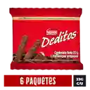 Galletas DEDITOS cubiertas con sabor a chocolate x 23g