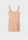 Vestido Toma Nude Talla M Mujer Mango