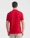 Camiseta Polo Details Contrast Rojo Chili Oscuro S Chevignon