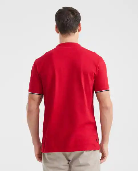 Camiseta Polo Details Contrast Rojo Chili Oscuro S Chevignon
