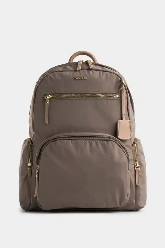 Bolso Tipo Tula Morral en Lona Con Llavero en Sintetico