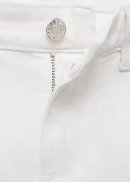 Jean Sienna Blanco Talla 34 Mujer Mango