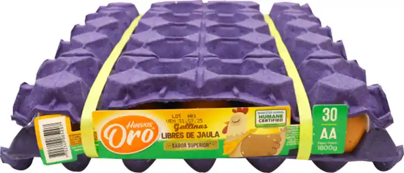 Mamá Gallina Huevo Rojo Oro AA