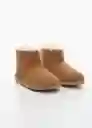 Botines Anna Camel Talla 33 Niña Mango