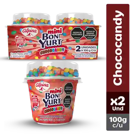 Mini Bon Yurt Alimento Lácteo Bon Yurt Chococandi 200 g