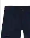Short Cargo Azul Medianoche Ultraoscuro Talla 34 Chevignon