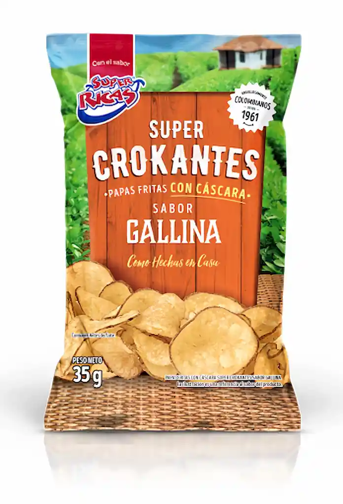 Super Ricas Snack Crokantes Sabor a Gallina