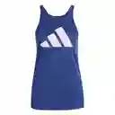 Adidas Camiseta Run It Tank Para Mujer Azul Talla XS