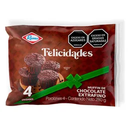 Muffin Chocolate Extrafino Felicidade Ramo