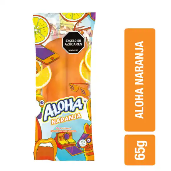 Aloha Paleta de Agua Sabor a Naranja