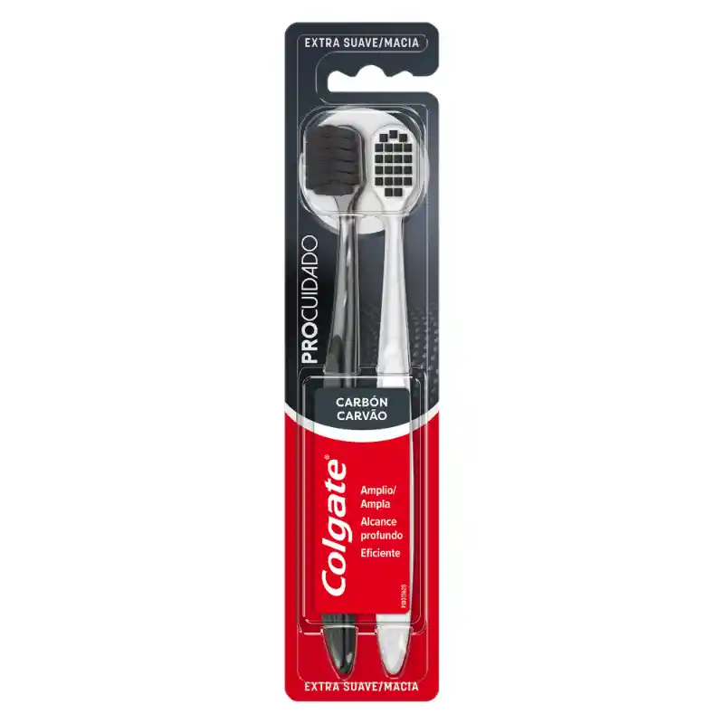 Cepillo Dental Colgate Charcoal *2und