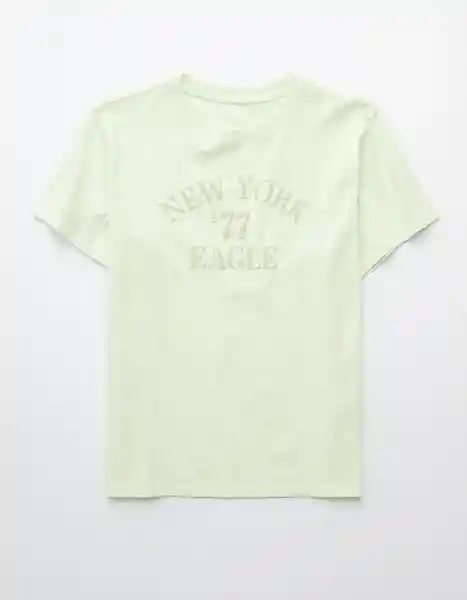 Camiseta Mujer Verde Talla SMALL 9931313 American Eagle