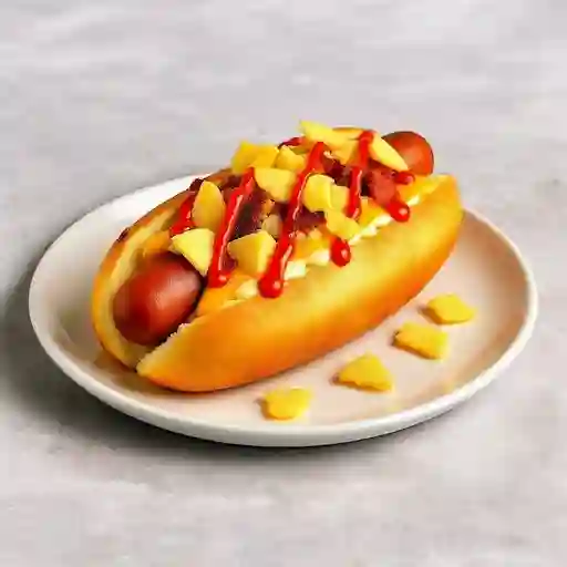Perro caliente tocineta
