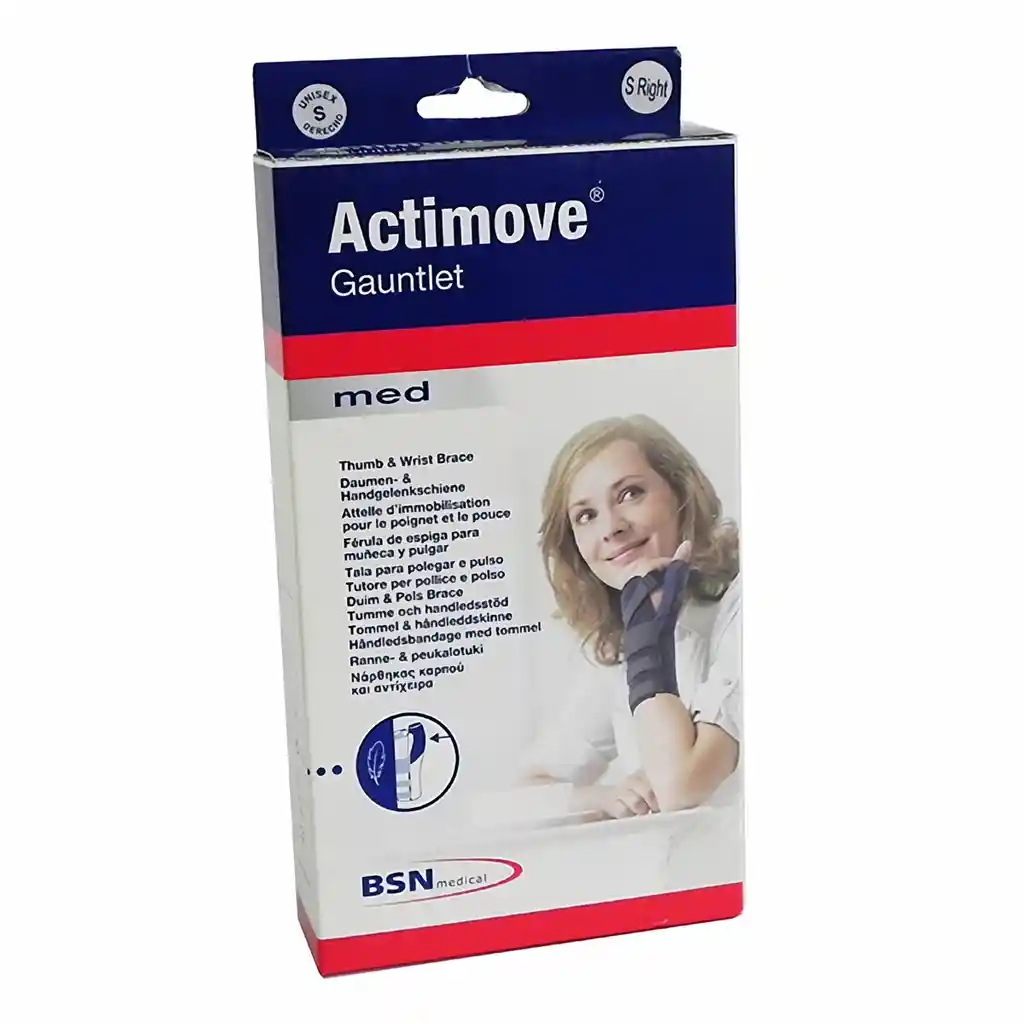 Actimove Soporte Muneca + Pulgar Gauntlet Talla S Derecha