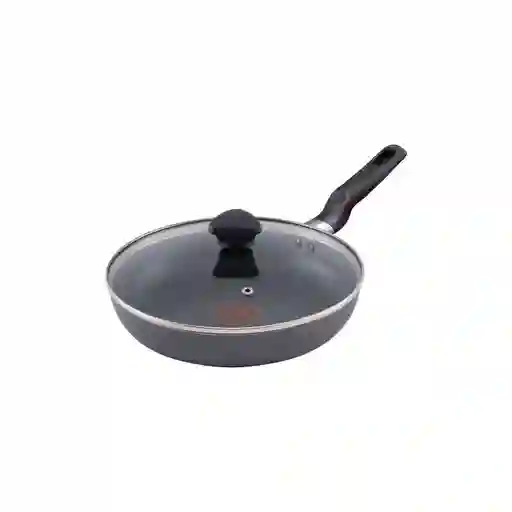 Sarten Imusa Aluminio Antiadherente Tapa de Vidrio 2 Piezas Gris