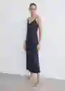 Vestido Graciela Marino Talla S Mujer Mango