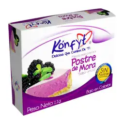 Konfyt Mezcla para Preparar Postre Sabor Mora sin Azúcar Adicionada