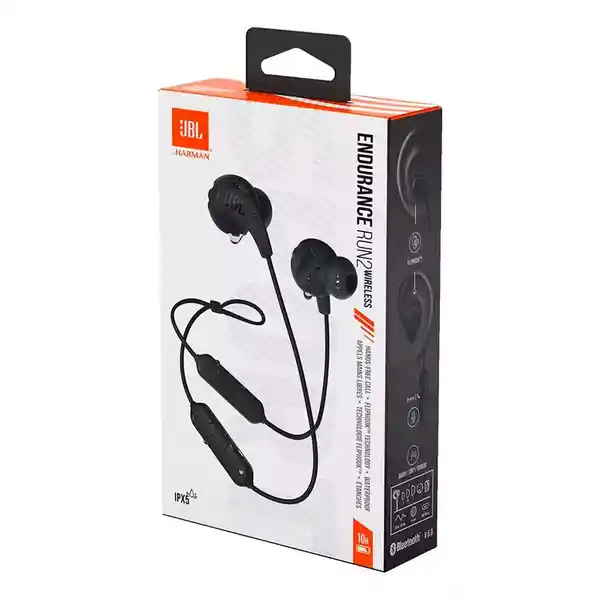 JBL Audífono Endurance Run 2 Bluetooth Negro