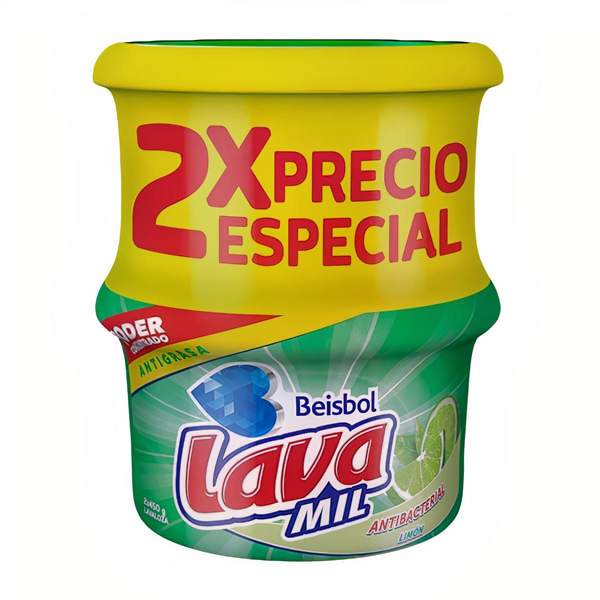 Lava Mil Lavaloza en Crema con Aroma a Limón 900 g