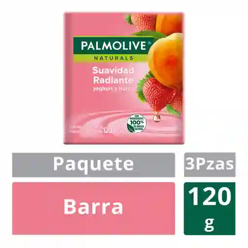 Palmolive Jabón de Tocador Suavidad Radiante de Yoghurt y Frutas
