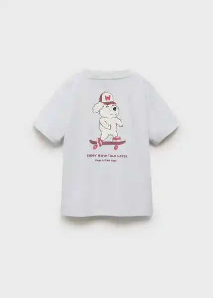 Camiseta Woof Celeste Talla 66 Niños Mango