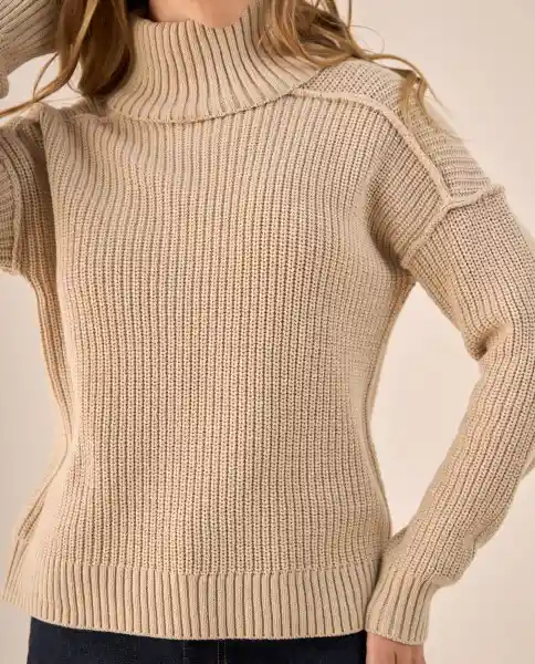 Suéter Tejido Café Rustico Medio Talla L 169G702 Esprit